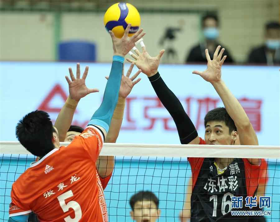 （体育）（7）排球——男排超级联赛：山东胜北京