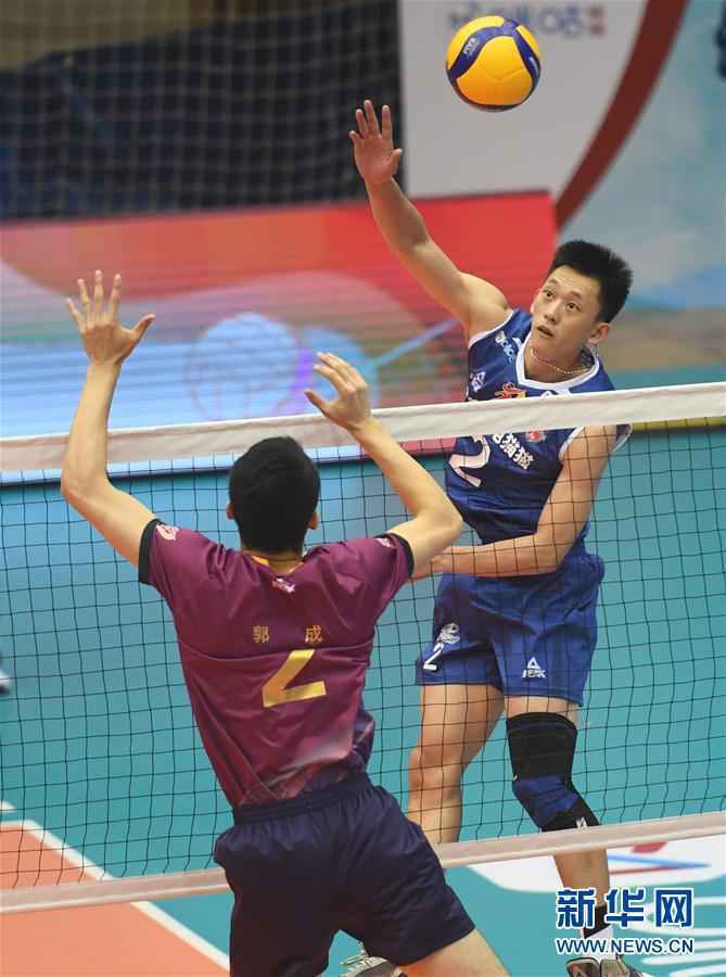 （体育）（9）排球——男排超级联赛：江苏不敌上海