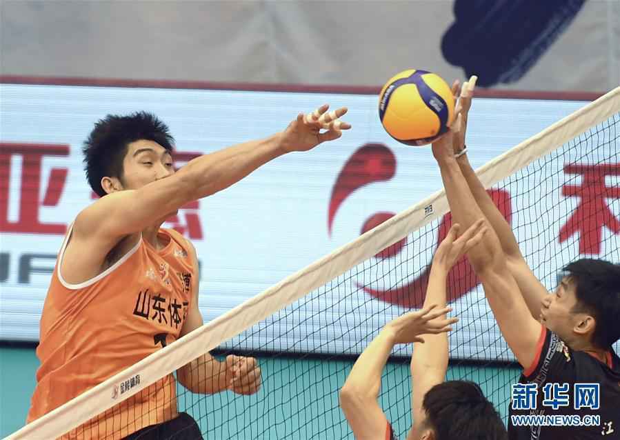 （体育）（7）排球——男排超级联赛：北京胜山东