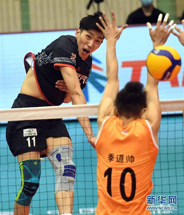 （体育）（2）排球——男排超级联赛：北京胜山东