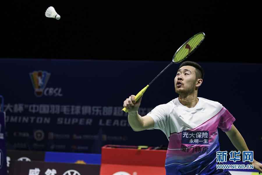 （体育）（2）羽毛球——中国俱乐部超级联赛：厦门特房夺得季军