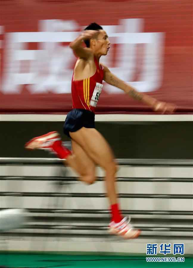 （体育）（3）田径——全国锦标赛：男子三级跳远决赛赛况