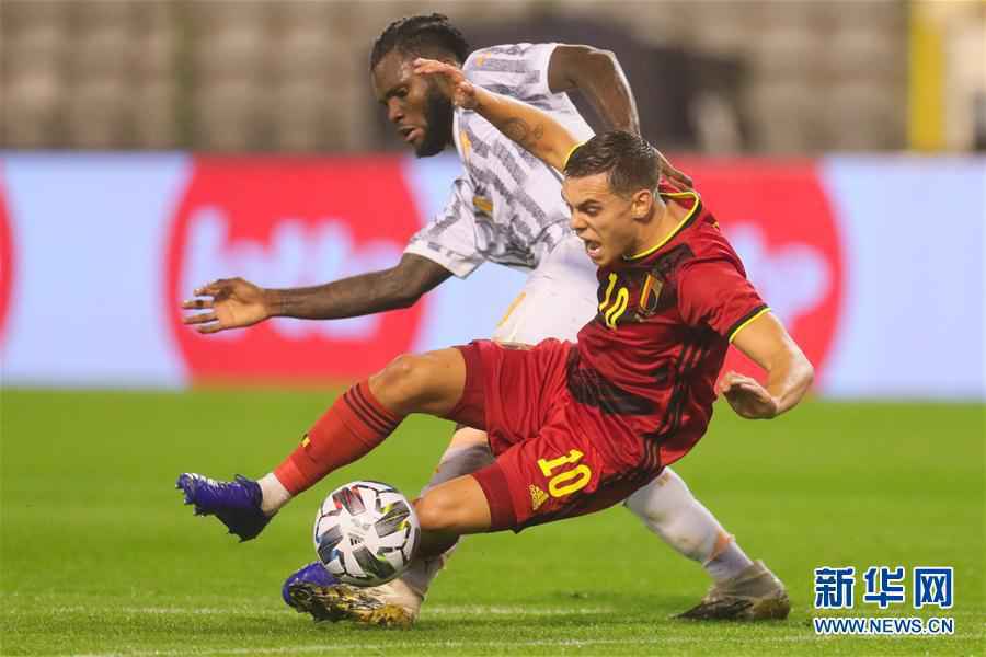 （体育）（11）足球——国际友谊赛：比利时平科特迪瓦