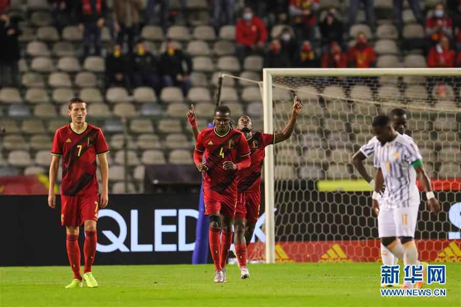 （体育）（4）足球——国际友谊赛：比利时平科特迪瓦