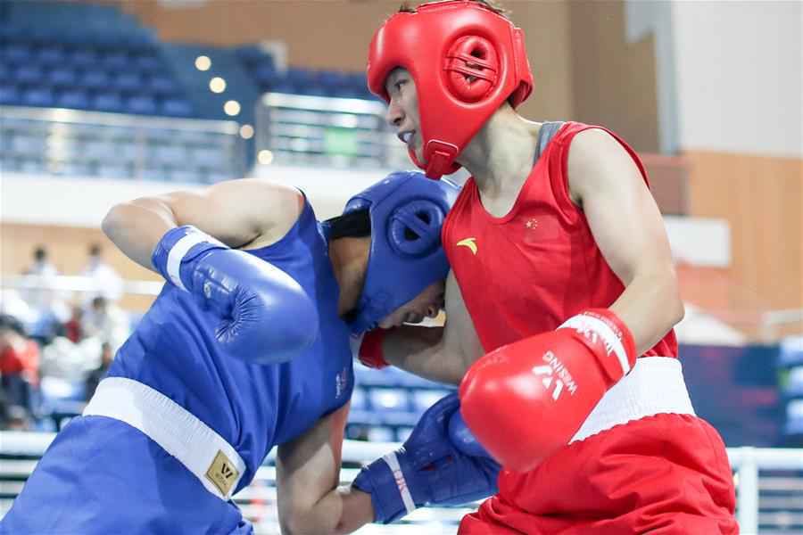（体育）（4）拳击——全国女子锦标赛：杨文璐晋级四强