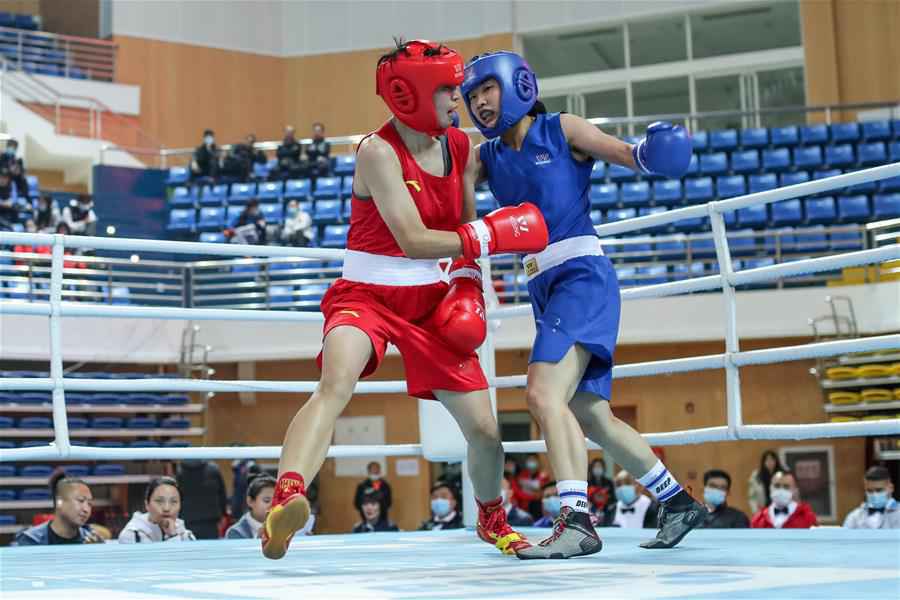 （体育）（7）拳击——全国女子锦标赛：杨文璐晋级四强