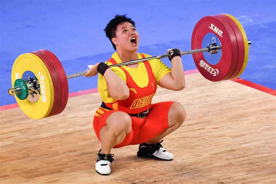 （体育）（8）举重——全国女子举重锦标赛：87公斤级A组赛况