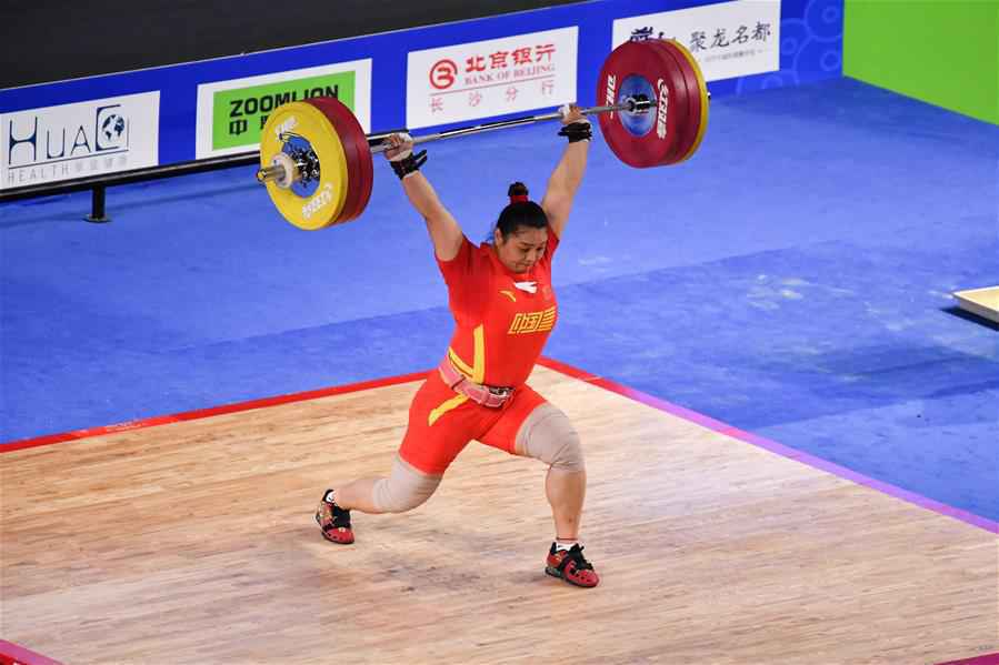 （体育）（3）举重——全国女子举重锦标赛：87公斤级A组赛况