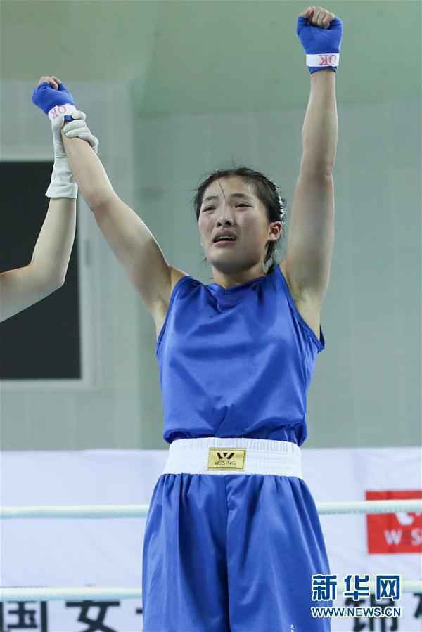 （体育）（6）拳击——全国女子锦标赛：蔡妍晋级
