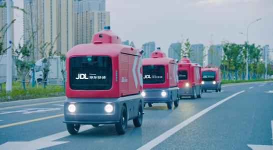 硅谷还在为自动驾驶概念争论 可是在JDL京东物流的“小红马”已经遍地跑了