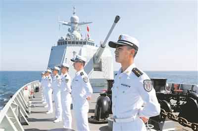 中国海军舰艇编队完成“和平-21”多国海军联演海上阶段演习