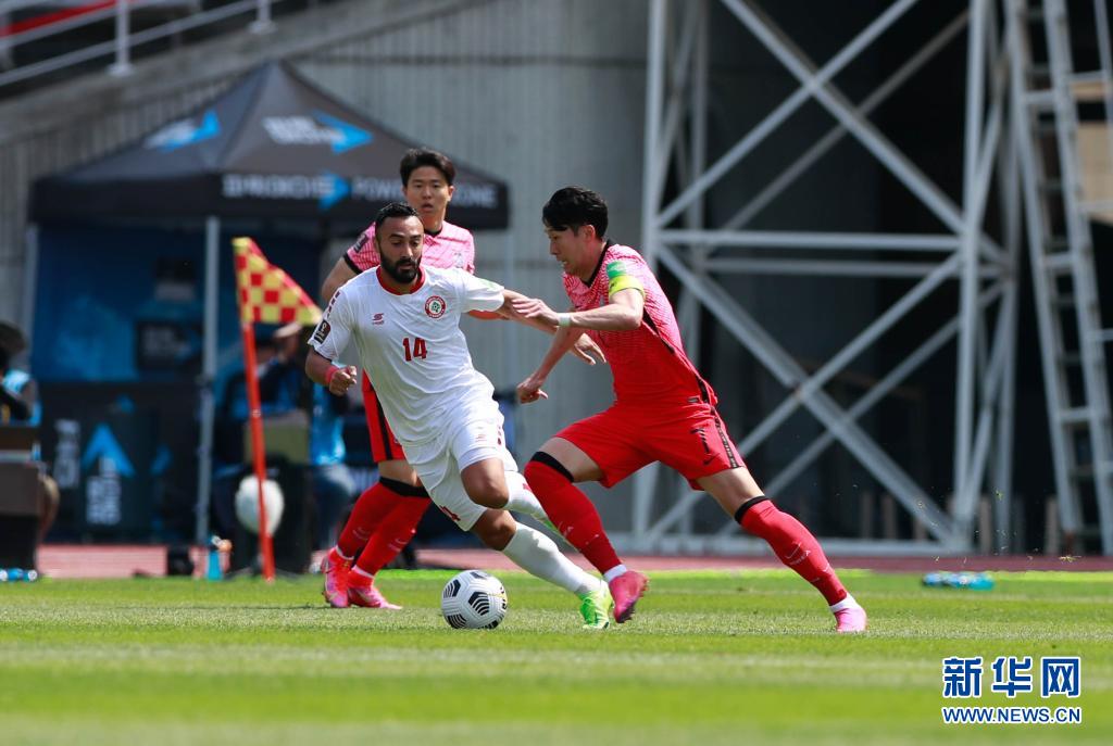 世预赛：韩国队胜黎巴嫩队