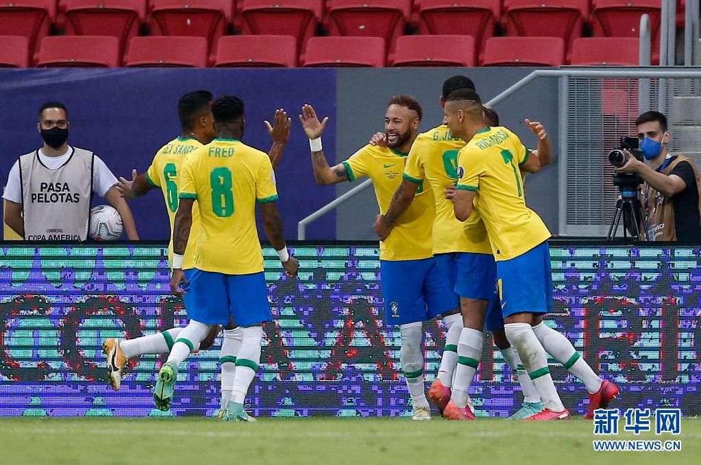 美洲杯揭幕战：巴西胜委内瑞拉