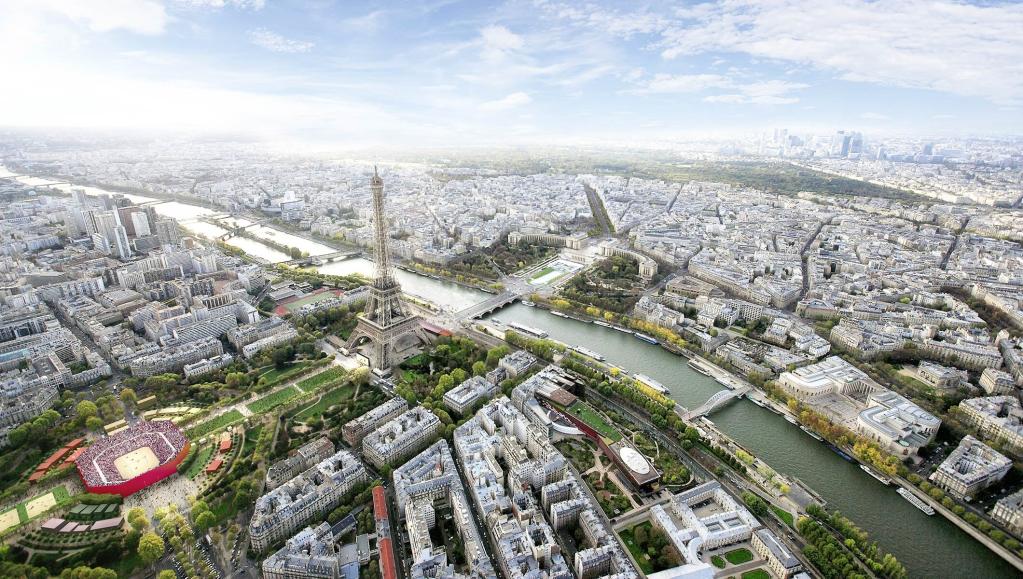 埃菲尔铁塔将悬挂巨型旗帜迎接巴黎奥运会