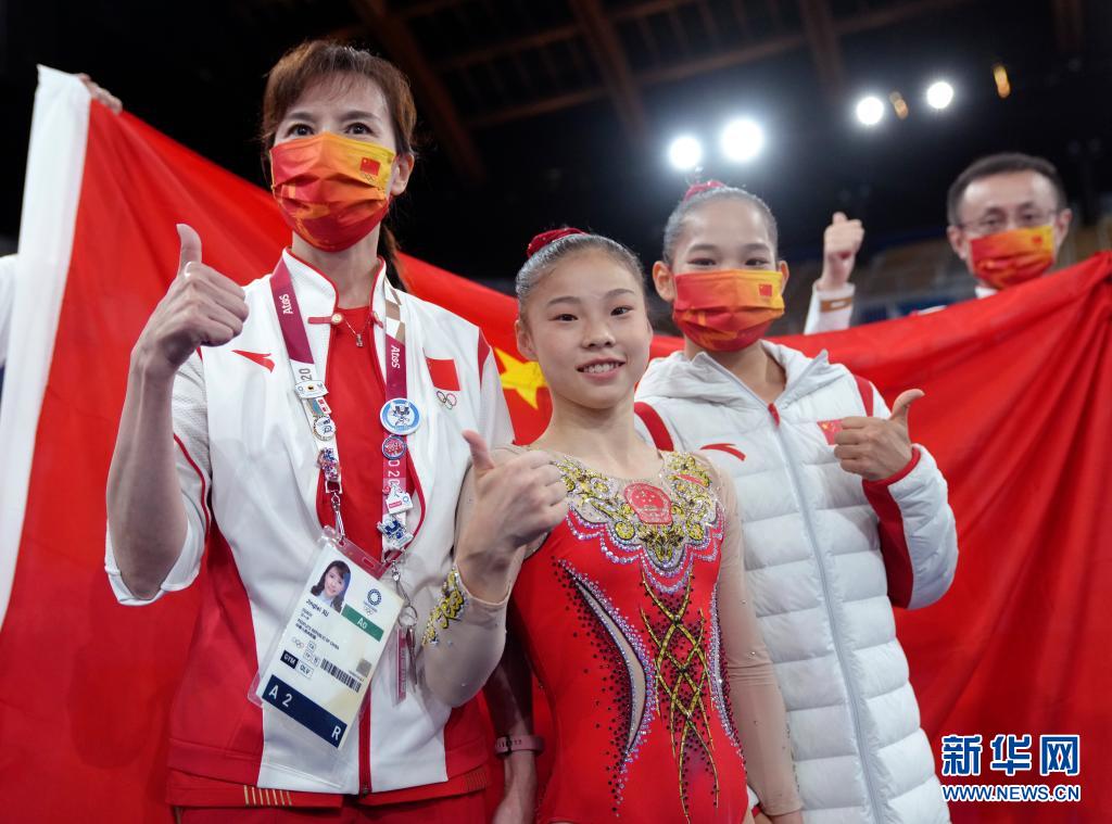 中国选手管晨辰、唐茜靖包揽东京奥运会体操女子平衡木冠亚军