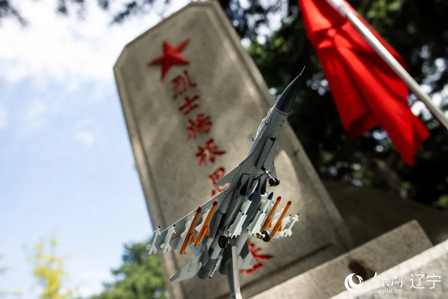 杨根思烈士墓前，多了一架“歼-15”……