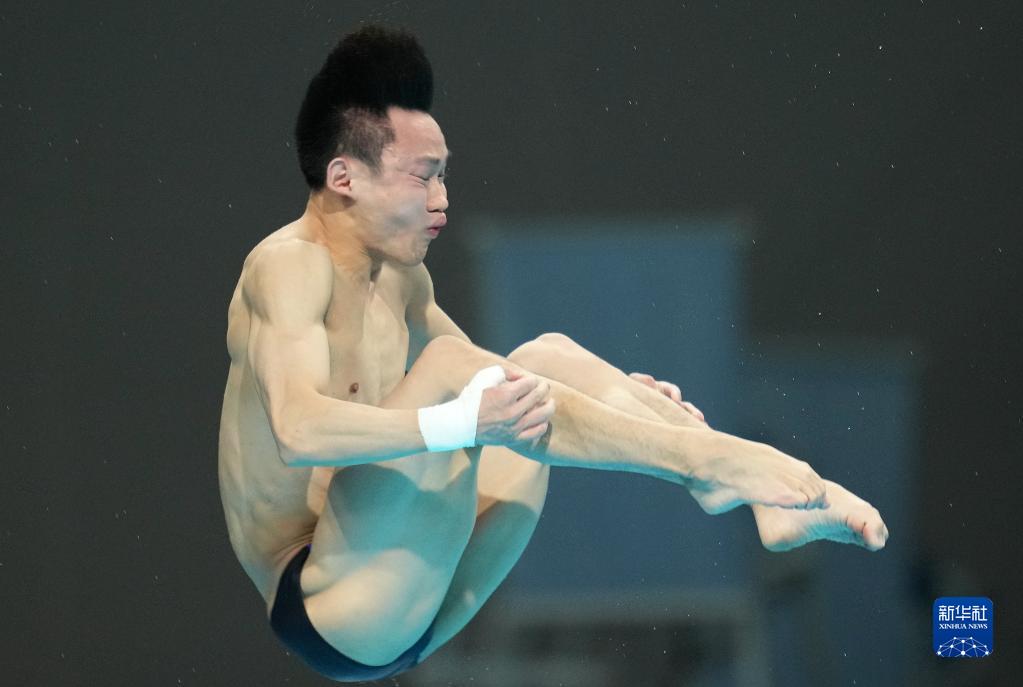  跳水世界杯西安站：男子10米台杨昊夺冠