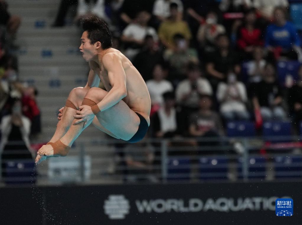  跳水世界杯西安站：王宗源获男子3米板冠军