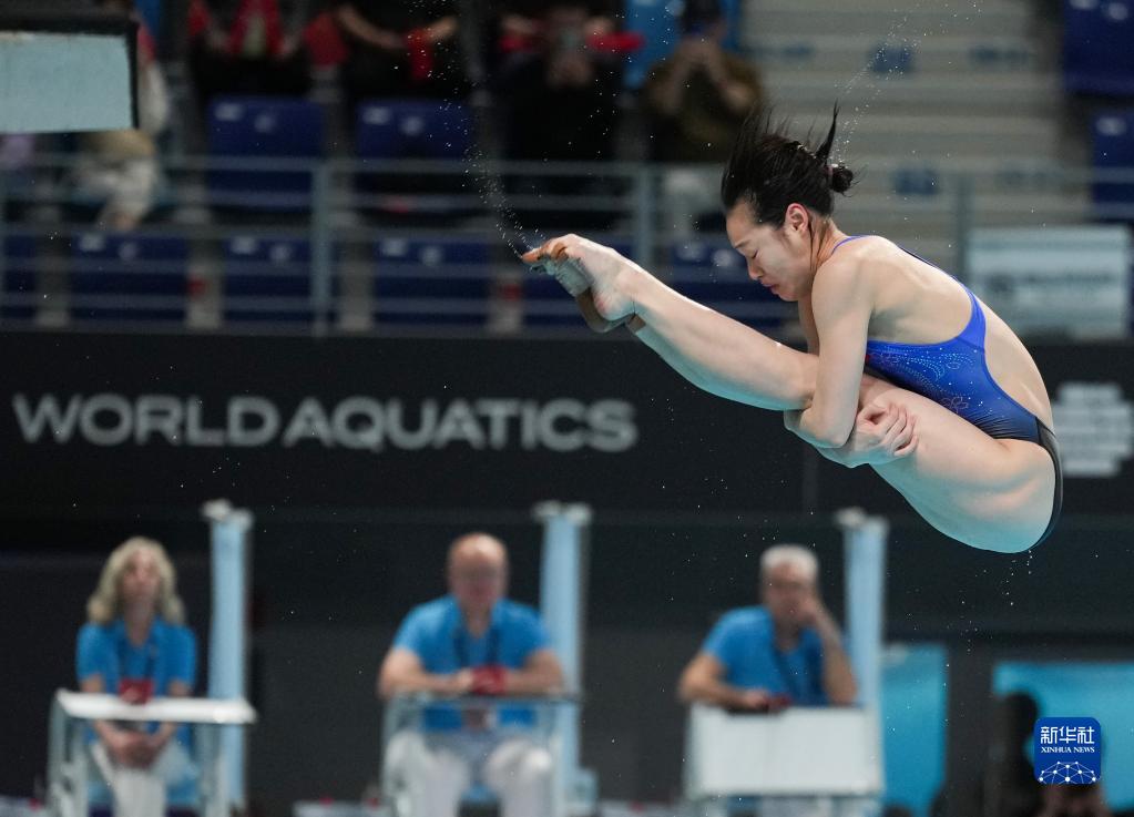  跳水世界杯西安站女子3米板：陈艺文、昌雅妮晋级决赛