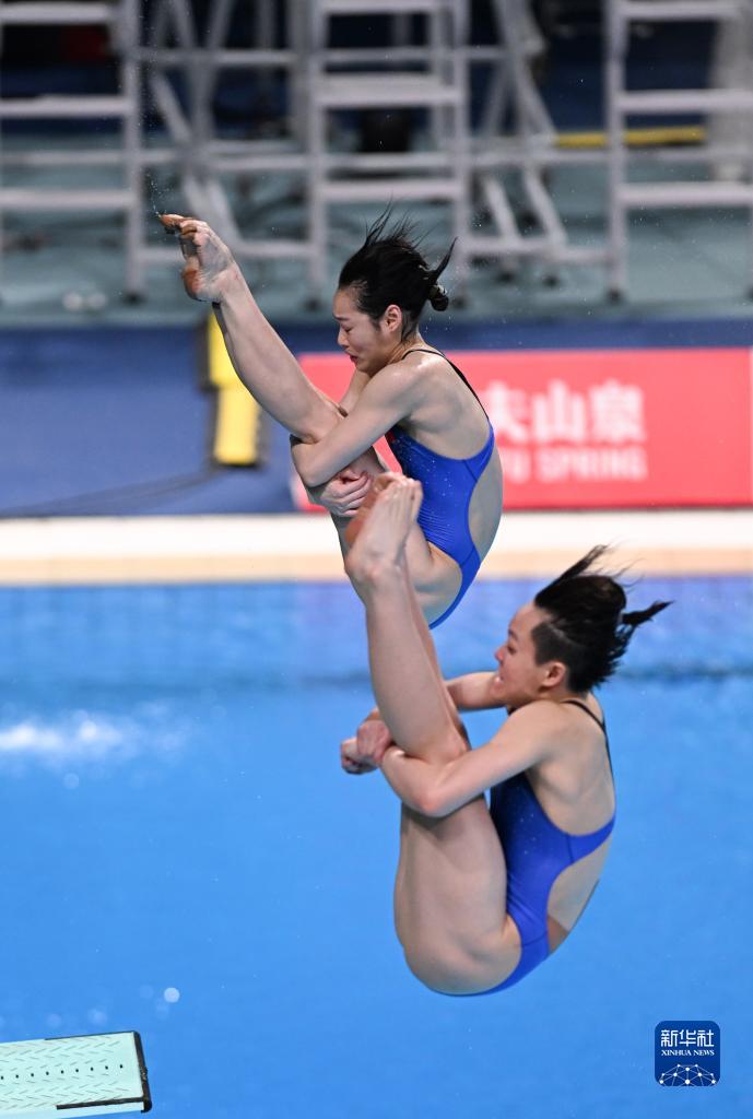  跳水世界杯西安站：昌雅妮/陈艺文获女子双人3米板冠军